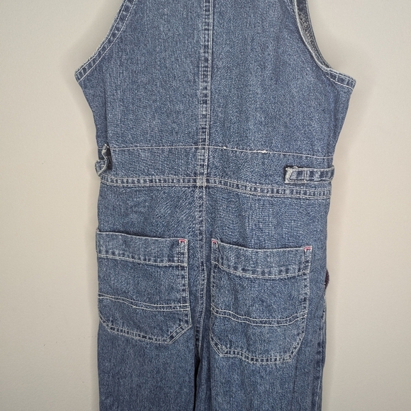 Vintage Guess Girls Overalls denim suspenders size medium - Picture 8 of 8
